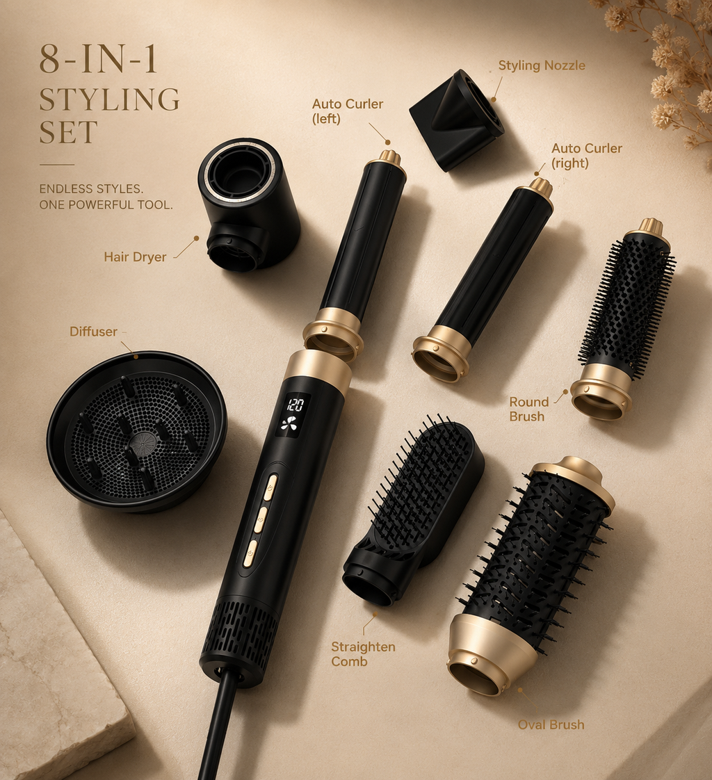 ESORA AirStyler Pro Pro 8-i-1